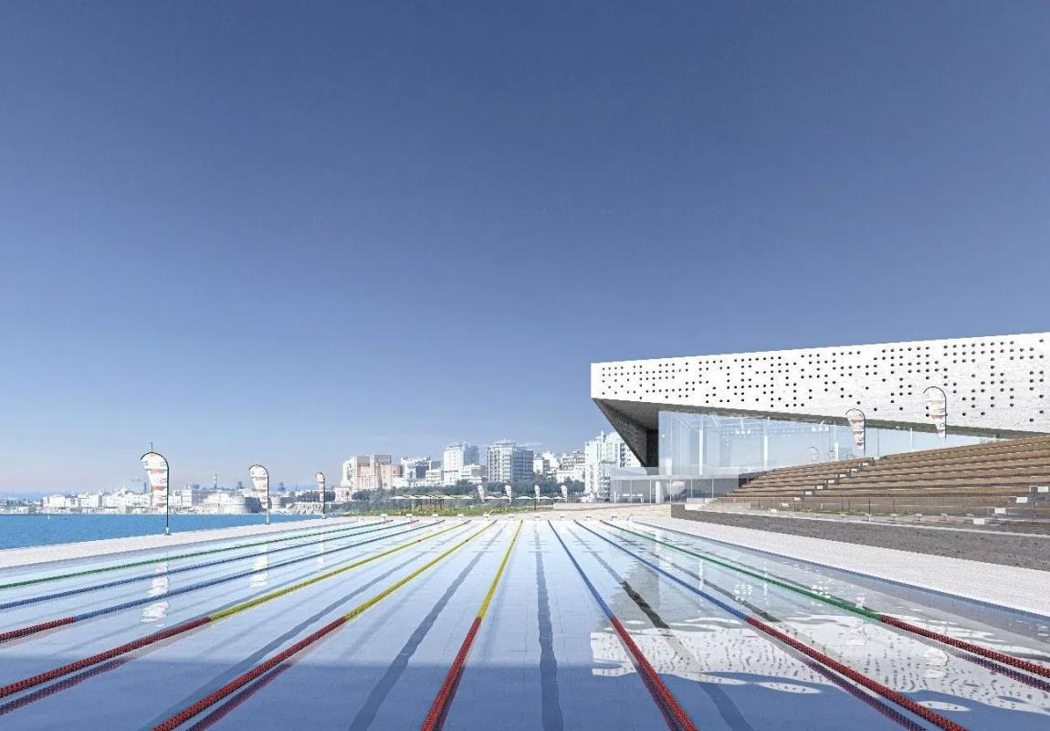 Stadio del Nuoto Torre DAyala - Giochi del Mediterraneo - Taranto 2026