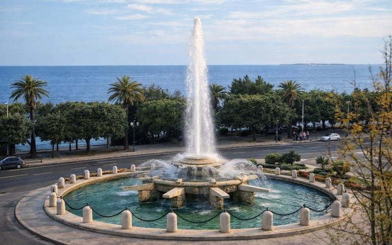 Piazzza Ebalia - Rosa dei Venti - Taranto