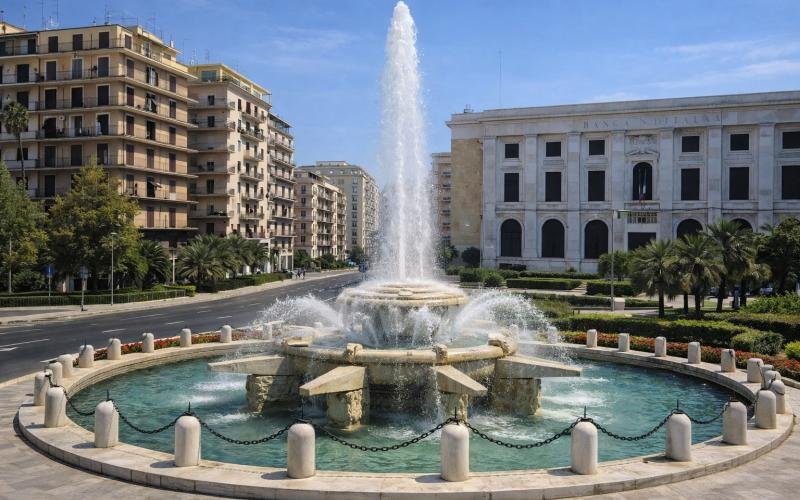 Piazzza Ebalia - Rosa dei Venti - Taranto